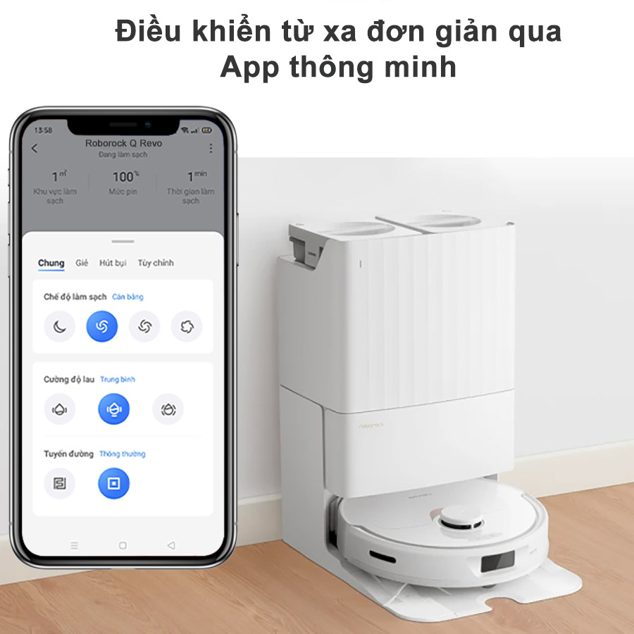 roborockvietnam robot hut bui lau nah q revo 012 - ROBOT HÚT BỤI LAU NHÀ ROBOROCK Q REVO ROBOT HÚT BỤI LAU NHÀ ROBOROCK Q REVO